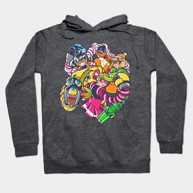 Up in Arms Hoodie by Ohsadface